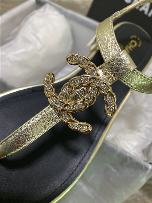 Ch**el flat sandals