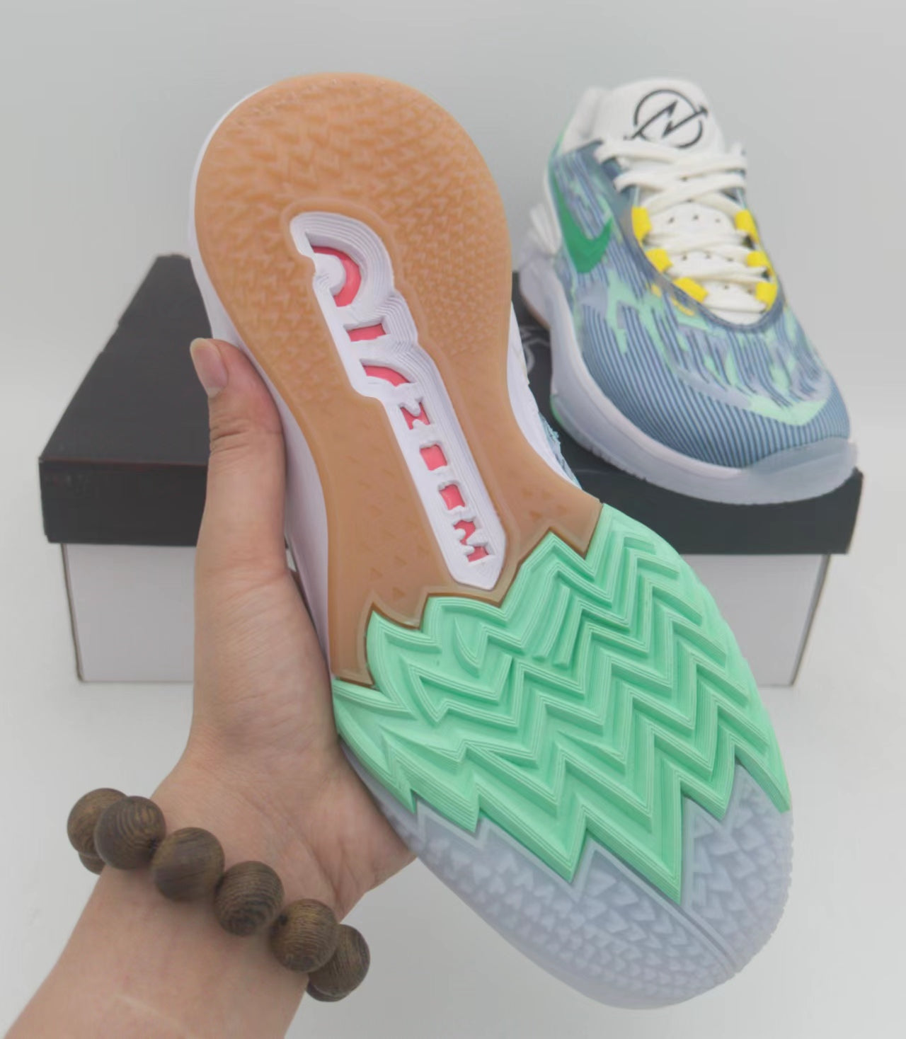 NIKE ZOOM GT CUT 2 x BLUE GREEN GUM