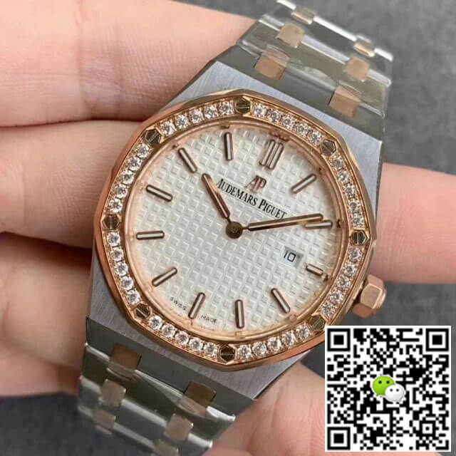 Replica Audemars P1g*et Royal Oak 67651SR.ZZ.1261SR.01 1:1 Best Edition JF Factory Silver Dial