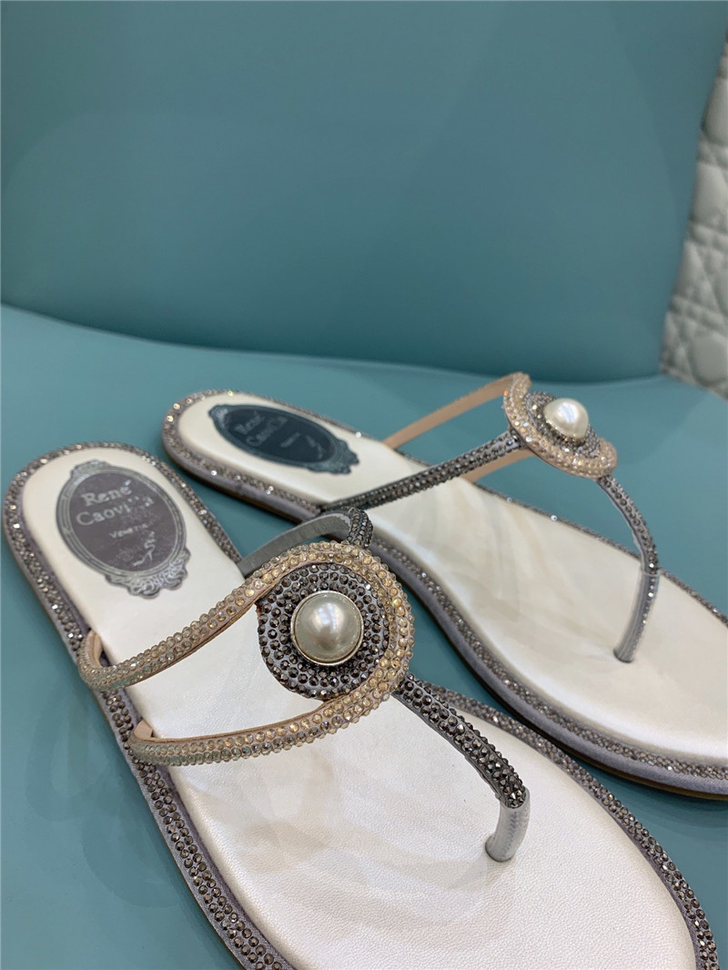 René Caovilla slippers sandals