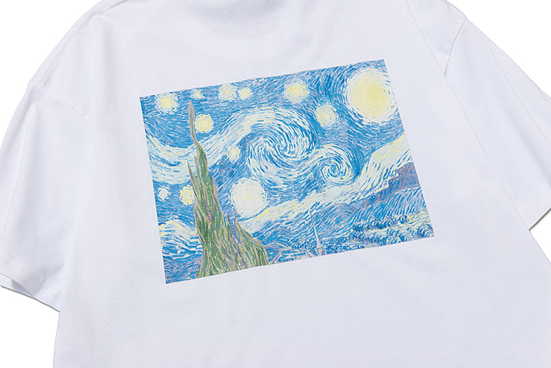 Fear of God Replica Essentials Van Gogh Cotton T Shirt 931