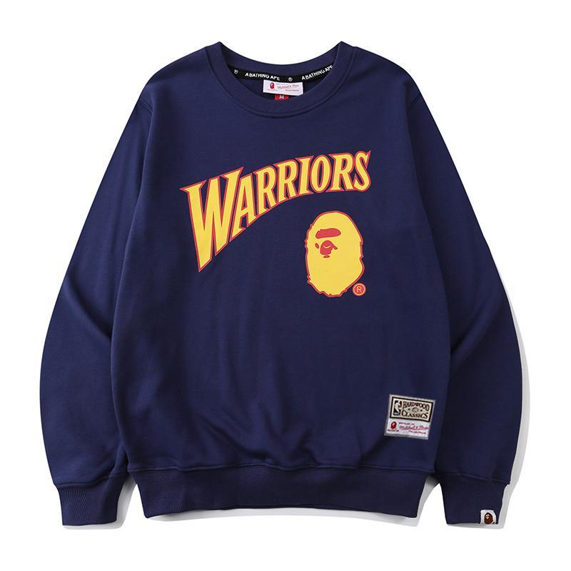 Bape Warriors Crewneck Pullover Hoodie