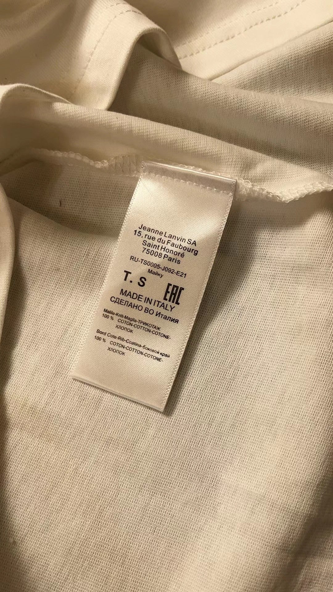 Gallery Dept x Lanvin T-shirt