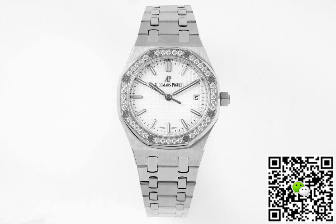 Replica Audemars P1g*et Royal Oak 77350ST 1:1 Best Edition 8F Factory Silver Dial