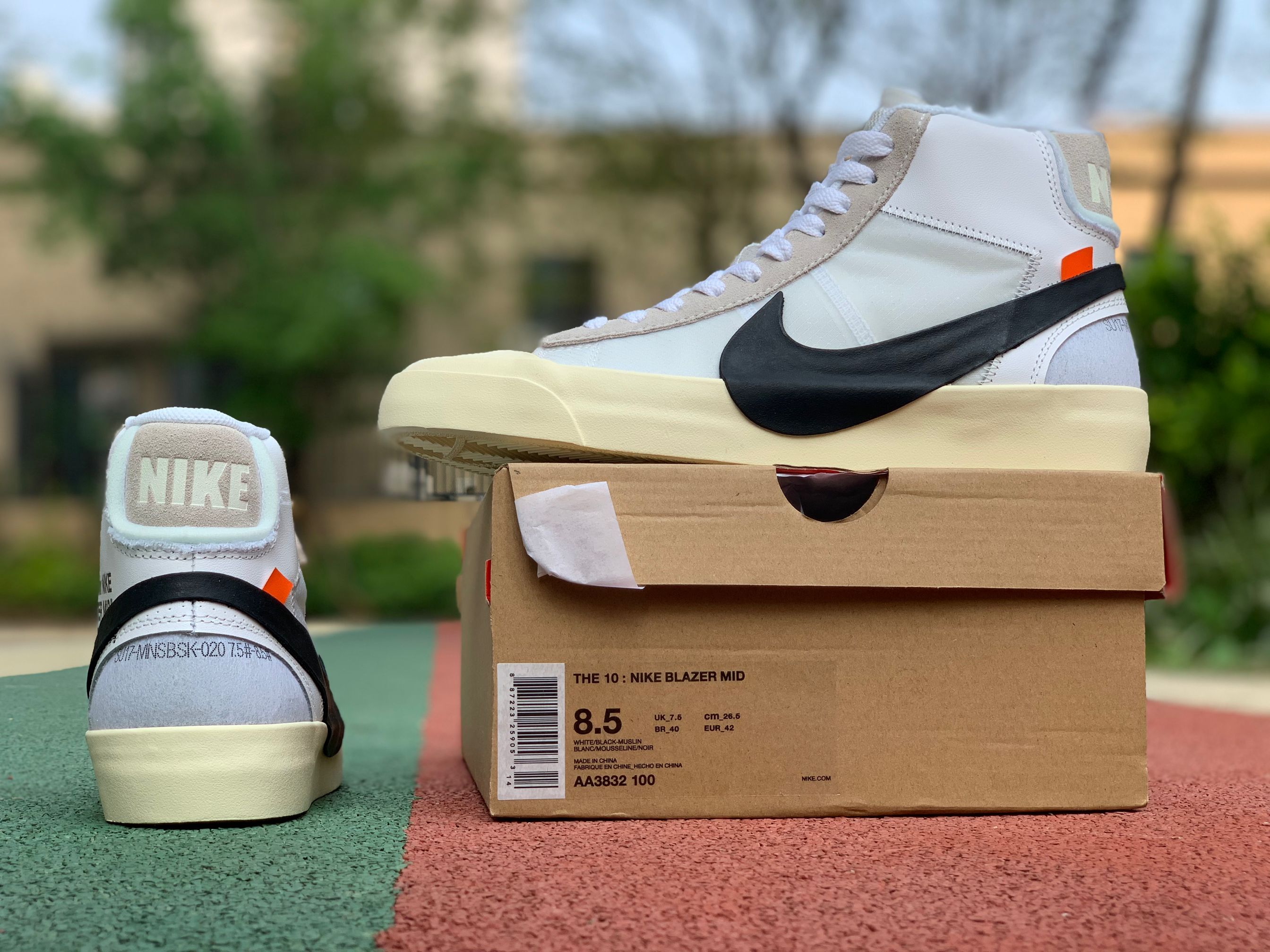 Nike Blazer Mid Off-White Extended Size