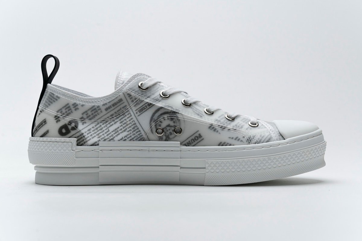 Converse Dupes D10r B23 Oblique Transparency Low H565 White Black