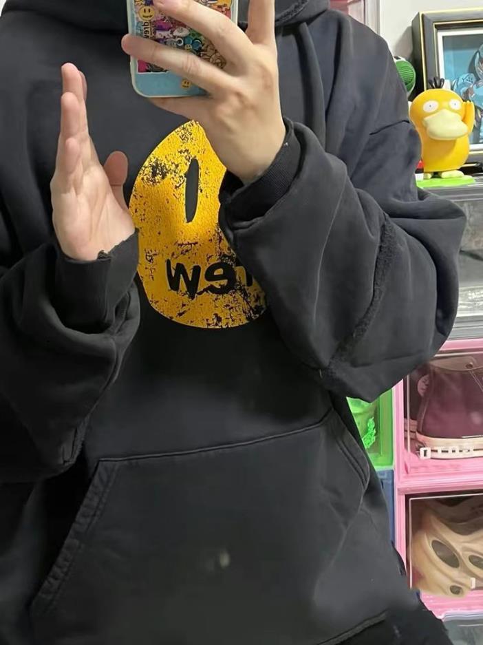 Drew House Black Crack Hoodie