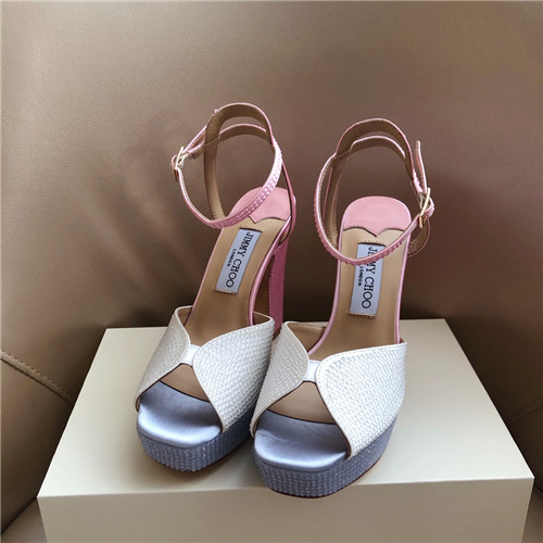 J1m*y Ch00 pearl  block heels