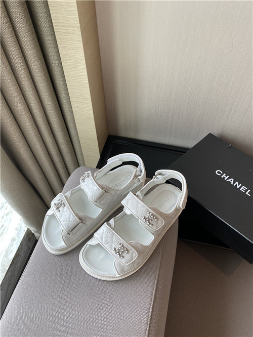 Ch**el flat beach shoes sandals