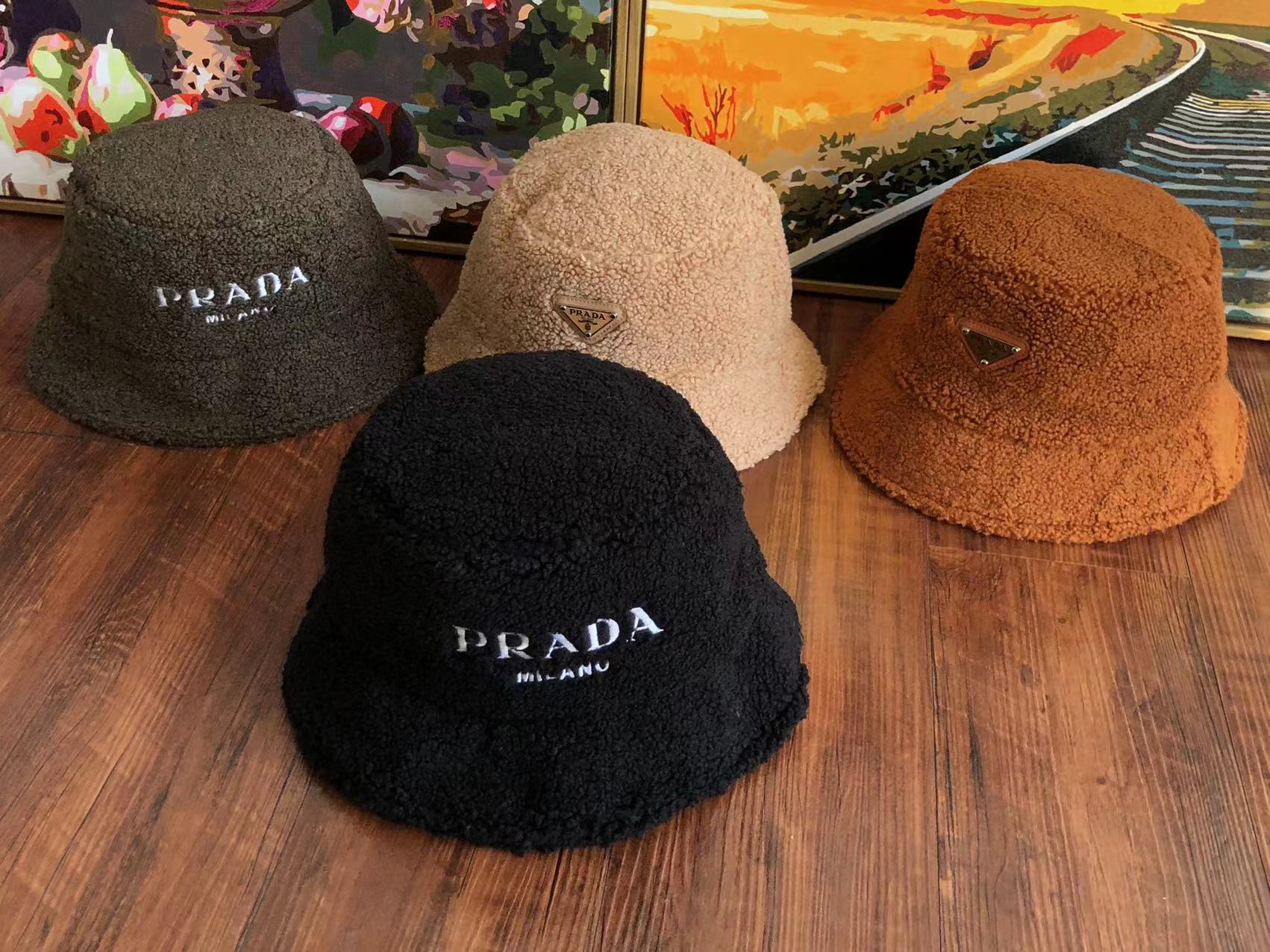 Pra*a Bucket Hat Dupe