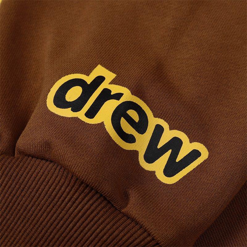 Drew Brown Hoodie Vintage Paneled Sleeves