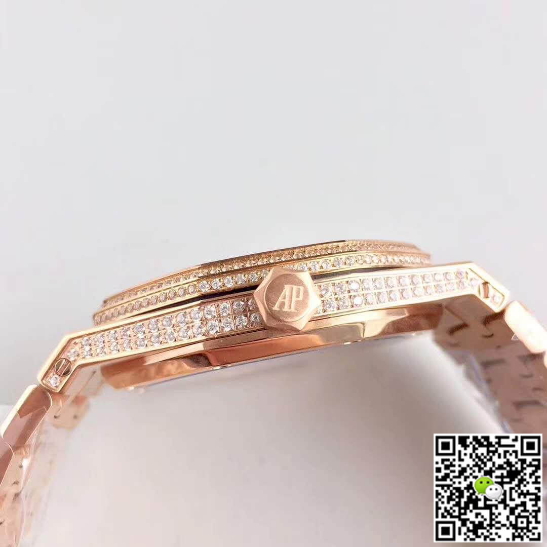 Audemars P1g*et Replica 1:1 Best Edition Swiss ETA3120 Rose Gold D1am0nd Dial
