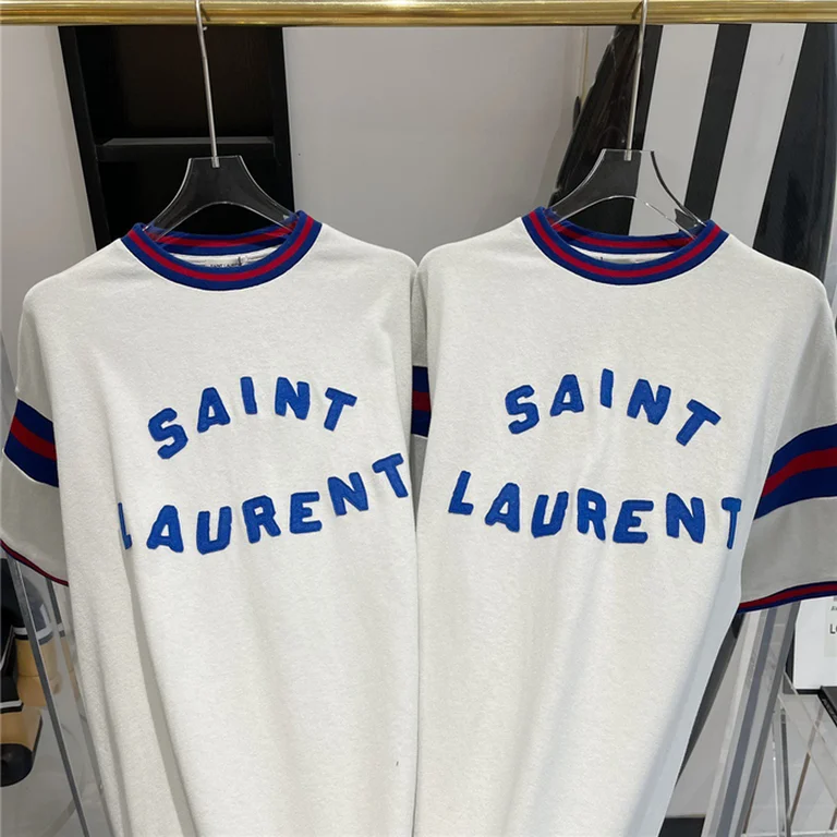 2022ss Sa1nt Lau*nt T Shirt