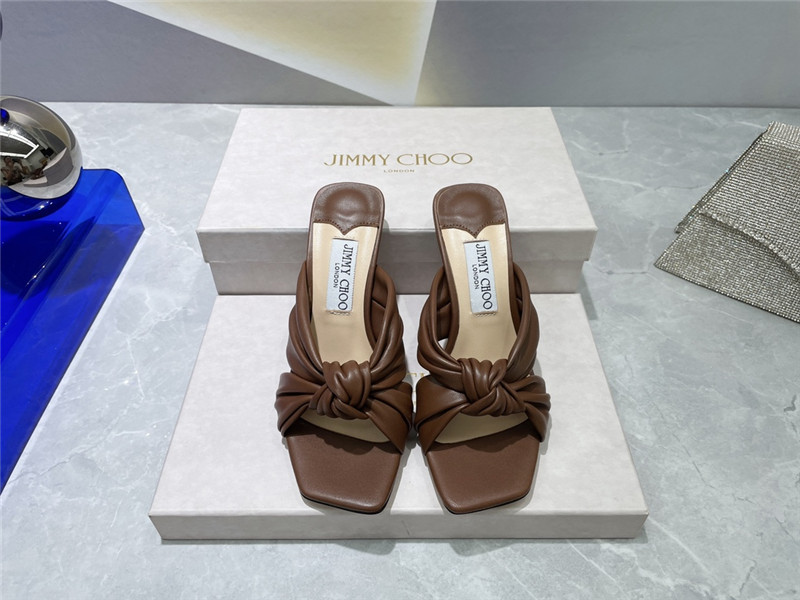 J1m*y Ch00 bow heels dupe square toe bow sandals