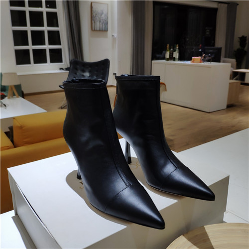 J1m*y Ch00 leather high heel boots