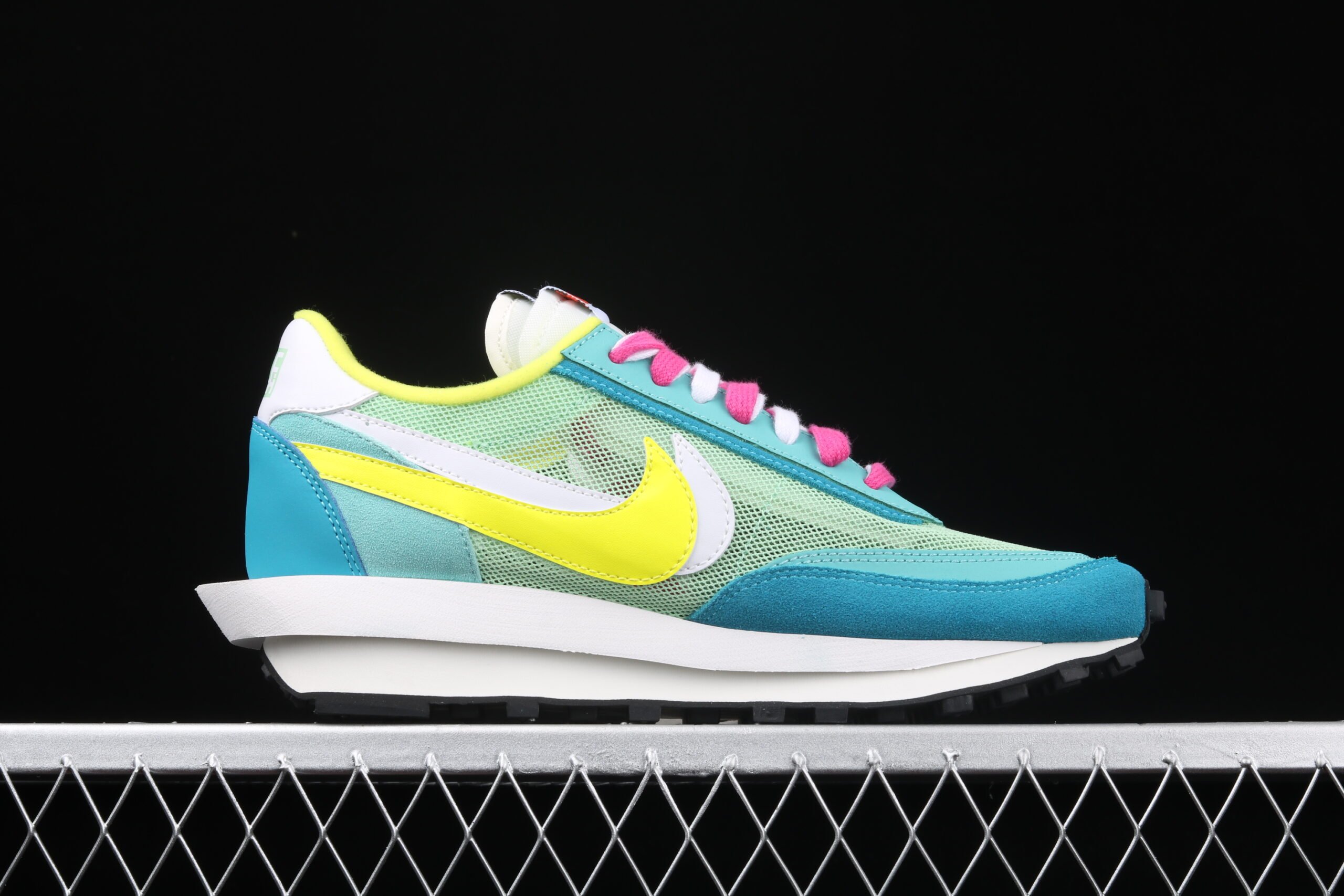Nike LDV Waffle, Sacai Blue Green Yellow White