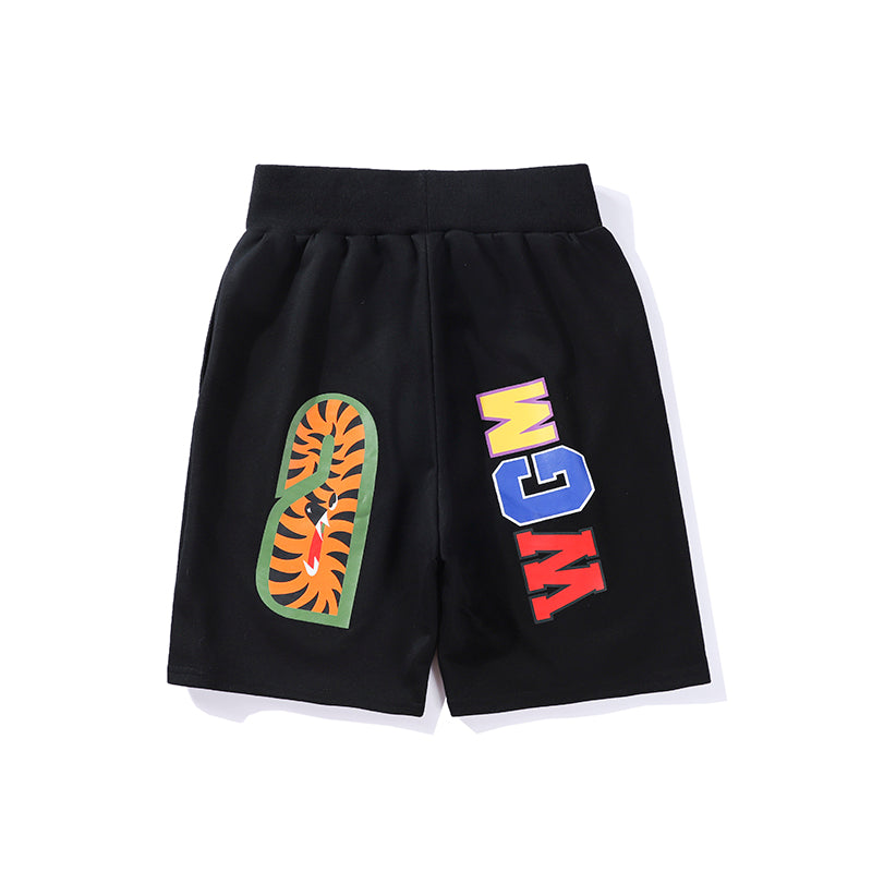 BAPE APE Shorts Shark Black WGM Pants HDCP8675