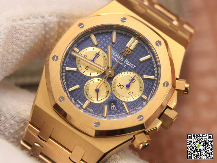 Replica Audemars P1g*et Royal Oak Chronograph 26331BA.OO.1220BA.01 1:1 Best Edition OM Factory Yellow Gold