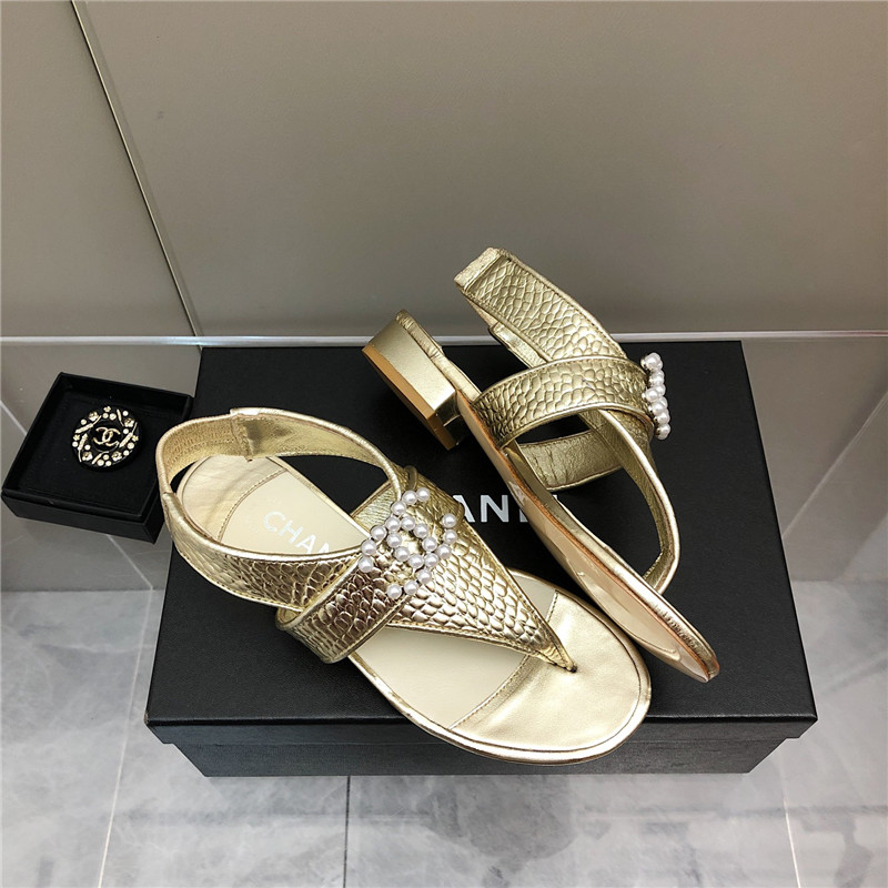 Ch**el flat sandals