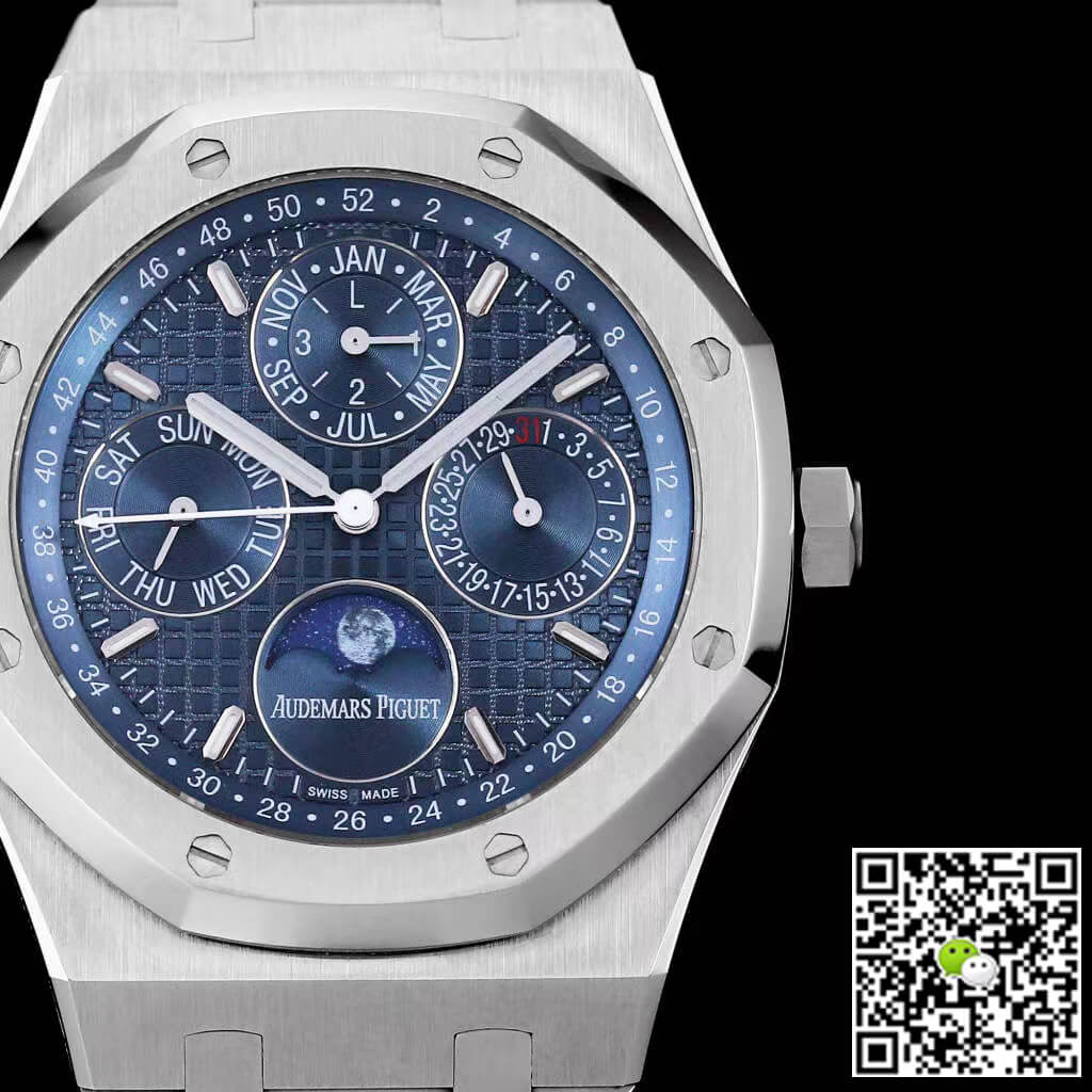 Replica Audemars P1g*et Royal Oak 26574ST.OO.1220ST.02 1:1 Best Edition APS Factory Blue Dial