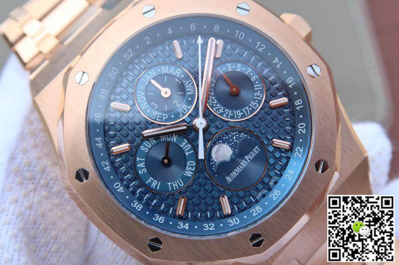Replica Audemars P1g*et Royal Oak Perpetual Calendar 26574OR.OO.1220OR.02 JF Factory 1:1 Best Edition Swiss ETA5134