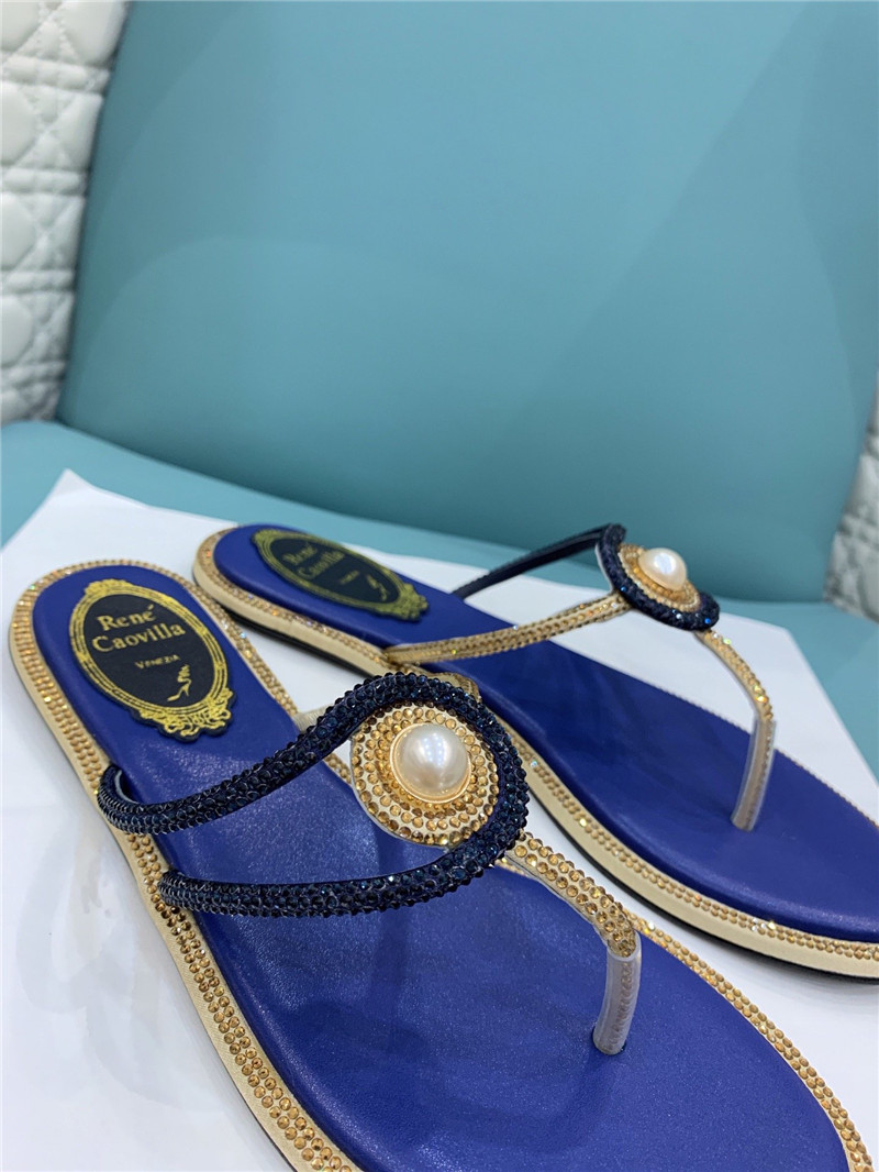 René Caovilla slippers sandals