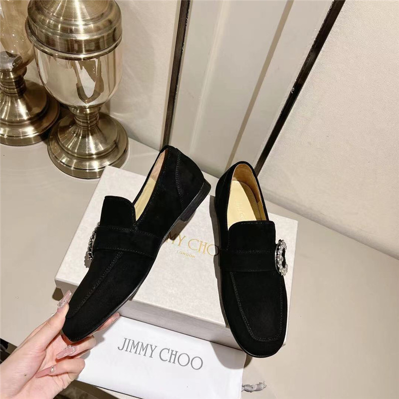 J1m*y Ch00 Deanna Low Heel Loafers
