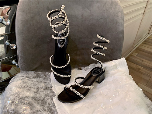 rene caovilla heels sandals