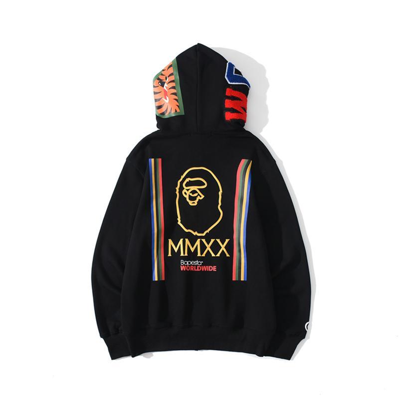 Bape MMXX Full Zip Hoodies Black