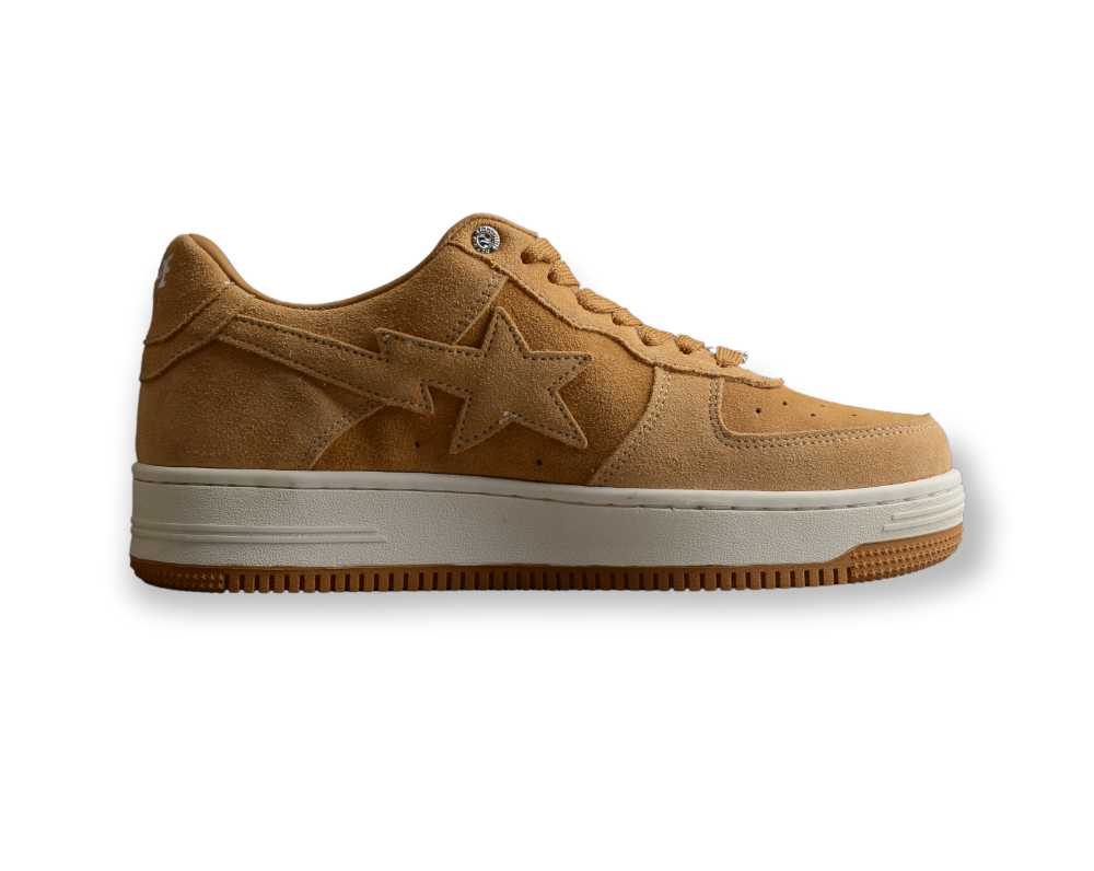 A Bathing Ape Bape Sta Beige Suede