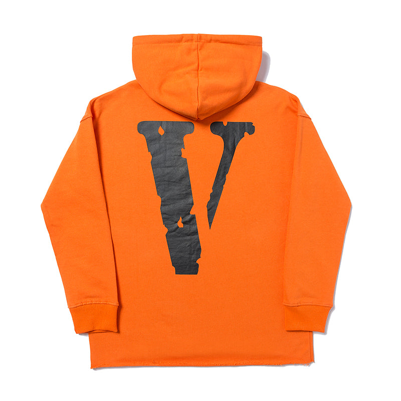 Vlone x Friends Hoodie Orange Sweatshirt 6813