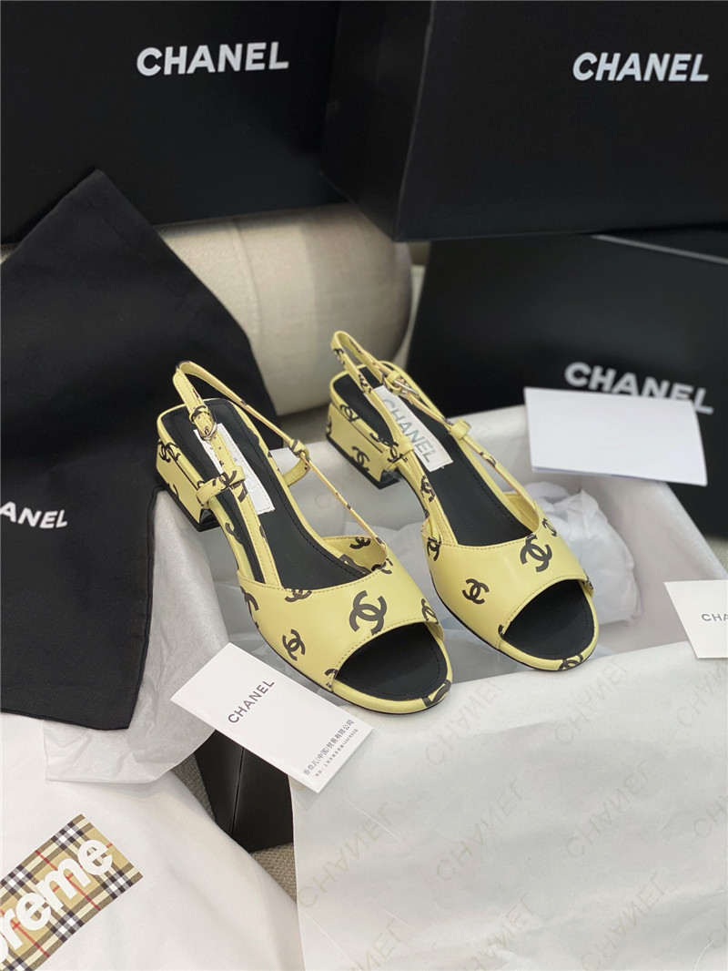 Ch**el flat cutout sandals