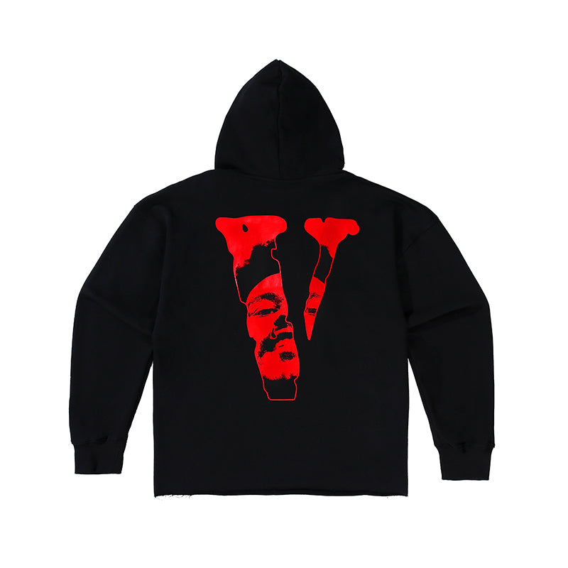 Vlone x The Weeknd Hoodie After Hours Blood Drip Sweatshirt 6667