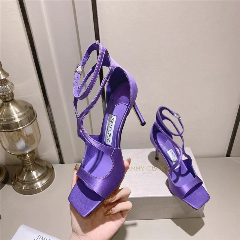 J1m*y Ch00 Paris window custom high-heeled sandals