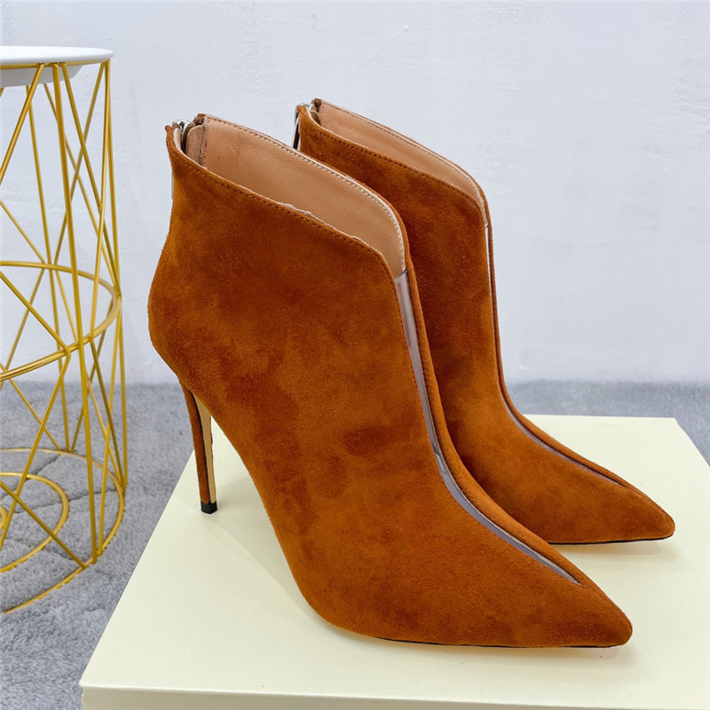 J1m*y Ch00 Pearl Heels Dupe pointed toe heeled booties