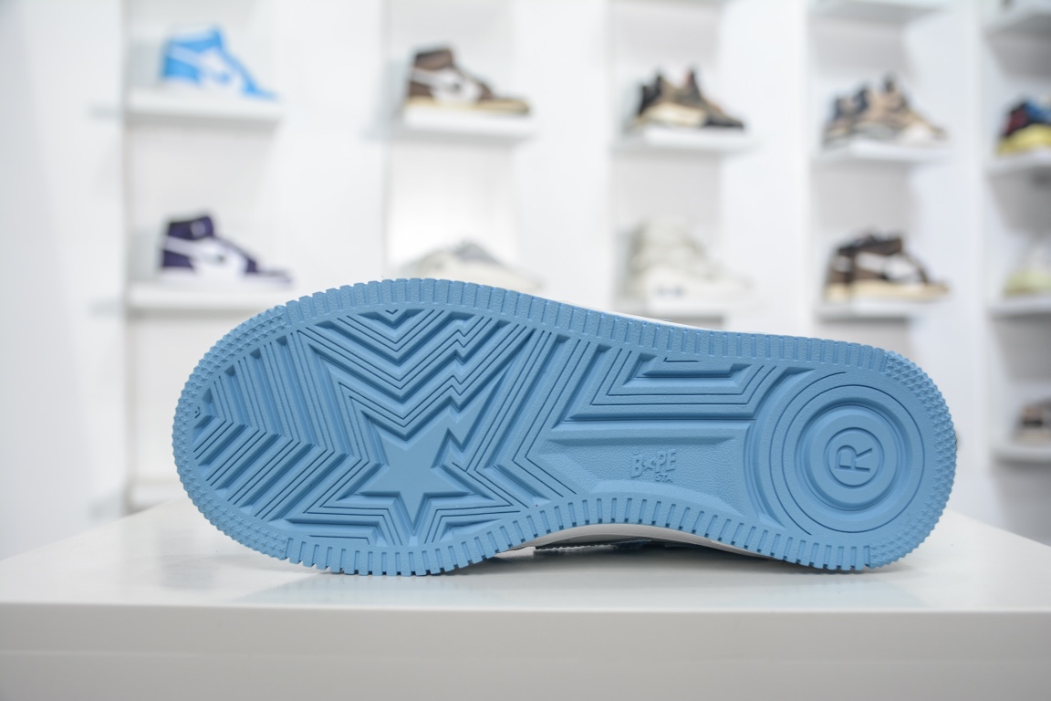 A Bathing Ape Bape Sta Low Blue