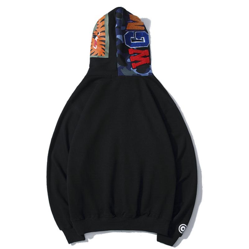 BAPE Color Camo NW20 Full Zip Shark Hoodie