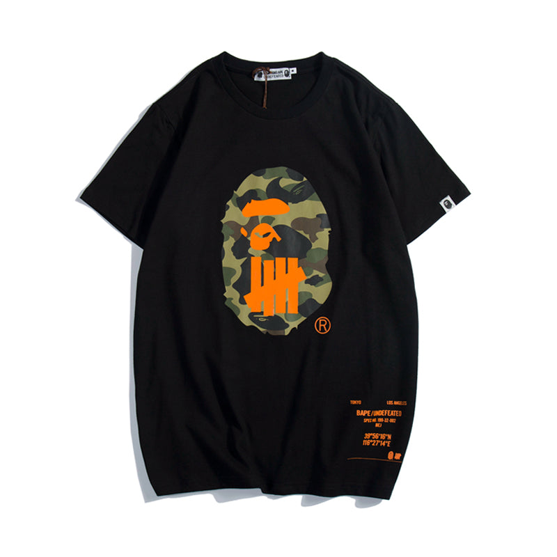 Bape x Undefeated T Shirt Bape Camo College Cotton Tee 1336