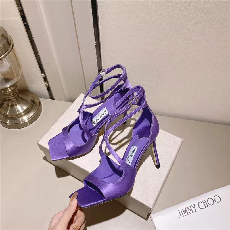 J1m*y Ch00 Paris window custom high-heeled sandals