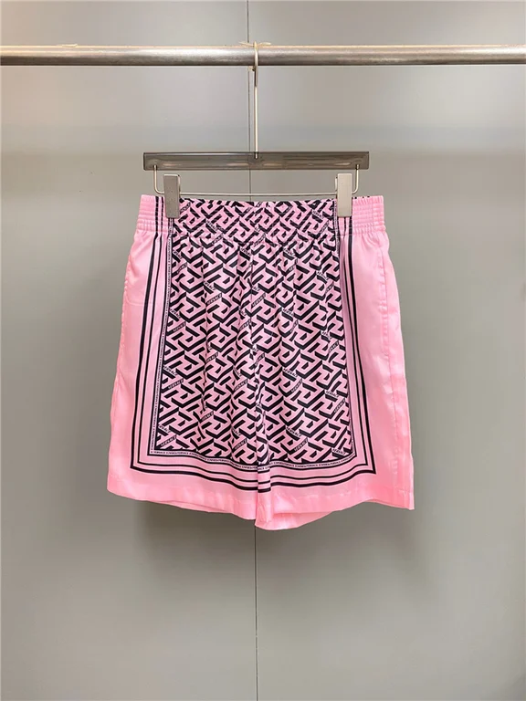 2022ss Versace Silk Shorts