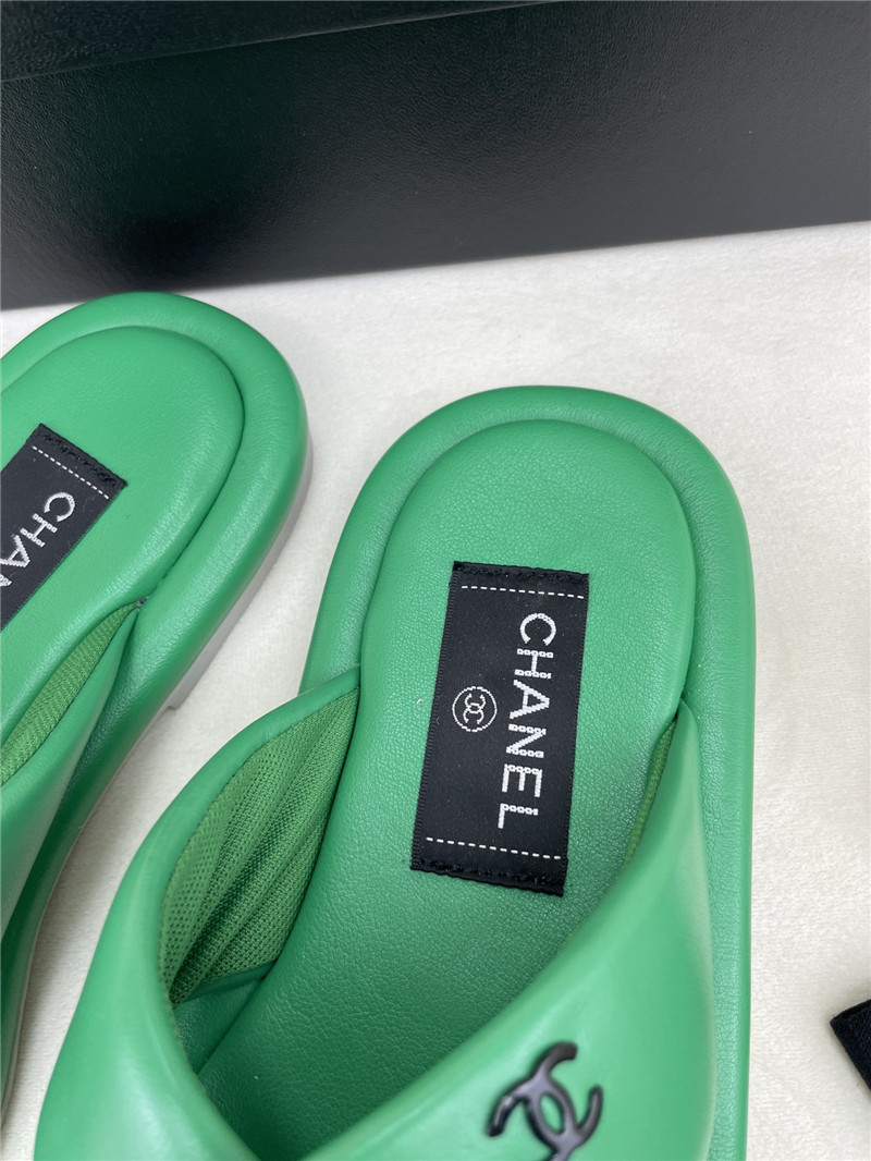 Ch**el Flat Dupes slippers