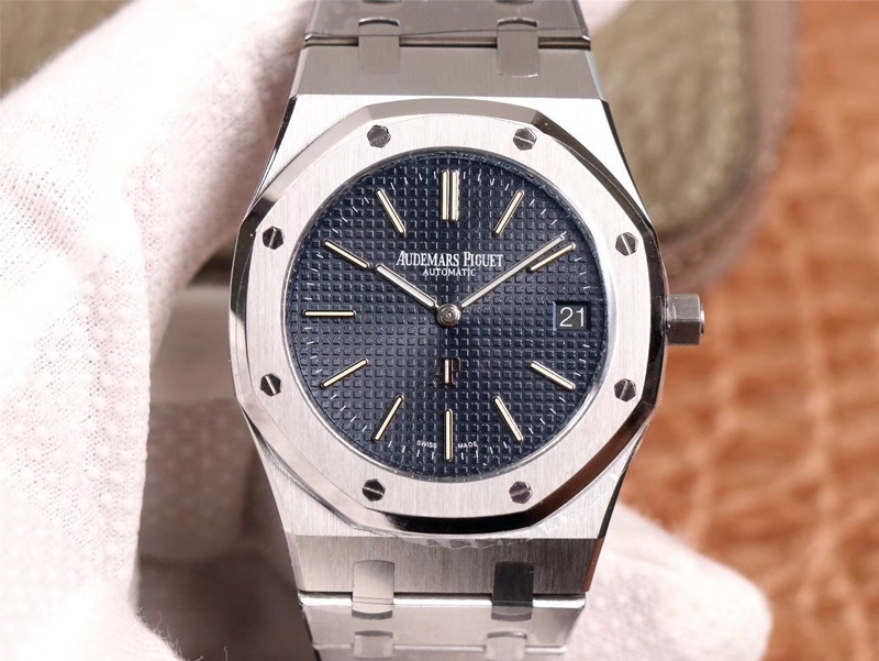 Replica Audemars P1g*et Royal Oak 15202ST.OO.1240ST.01 Slim 1:1 Best Edition XF Factory Blue Dial Swiss Cal.2121