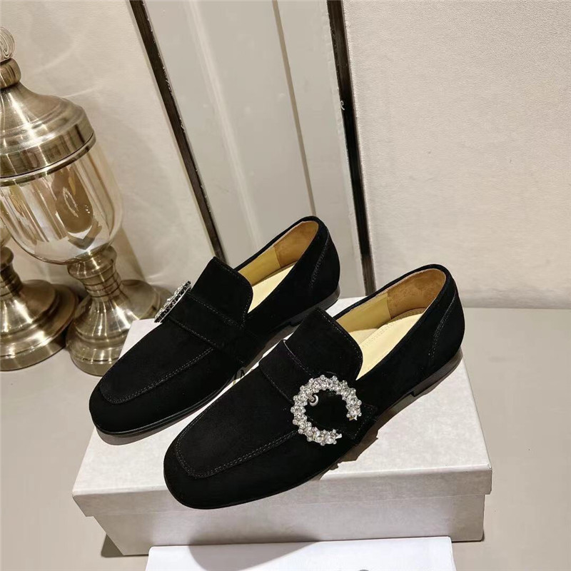 J1m*y Ch00 Deanna Low Heel Loafers