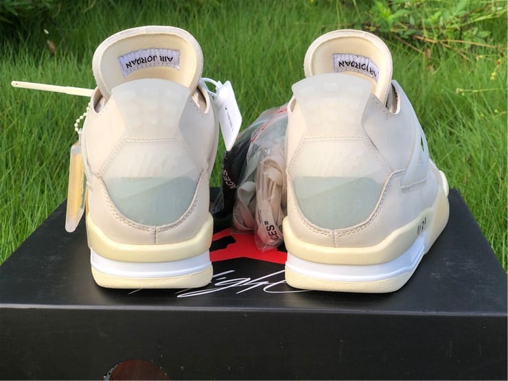 Jordan 4 Retro Off-White Sail Extended Size