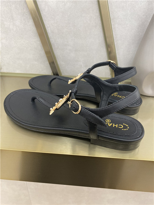 Ch**el flat sandals