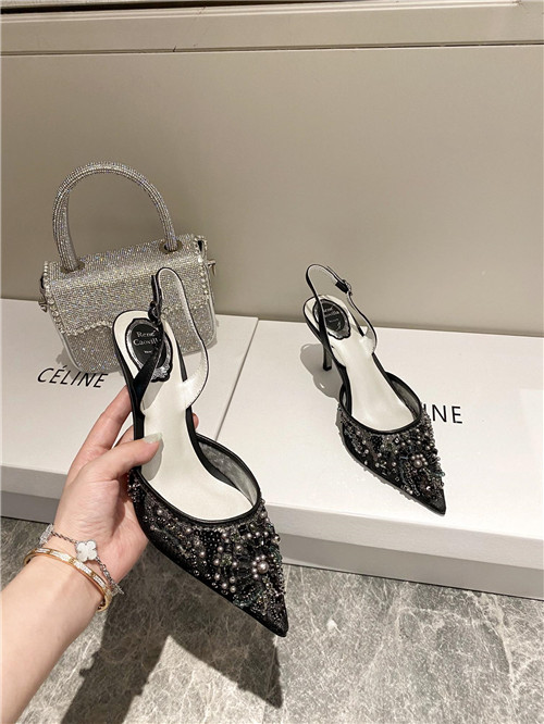 rene caovilla heels sandals