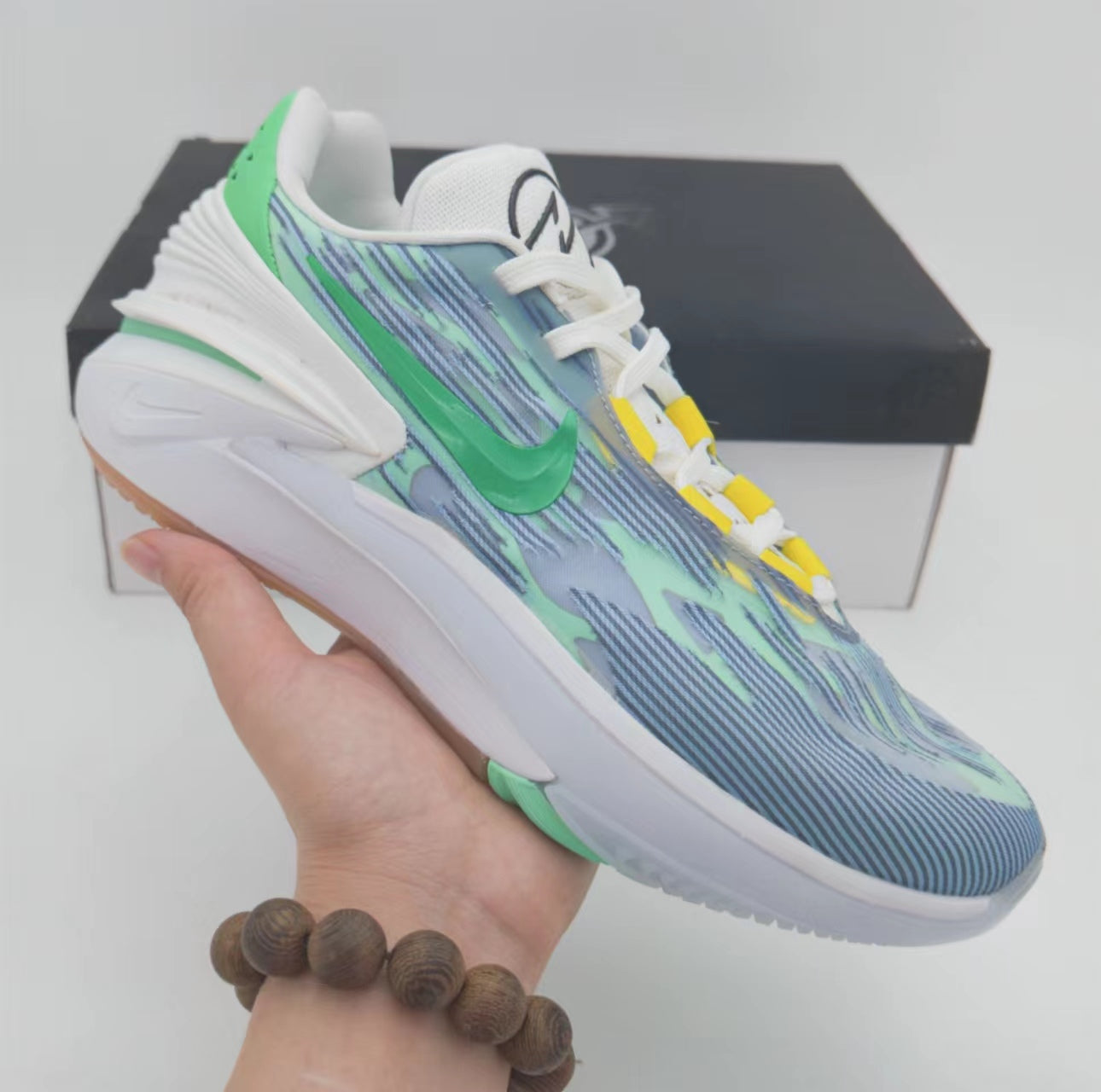 NIKE ZOOM GT CUT 2 x BLUE GREEN GUM