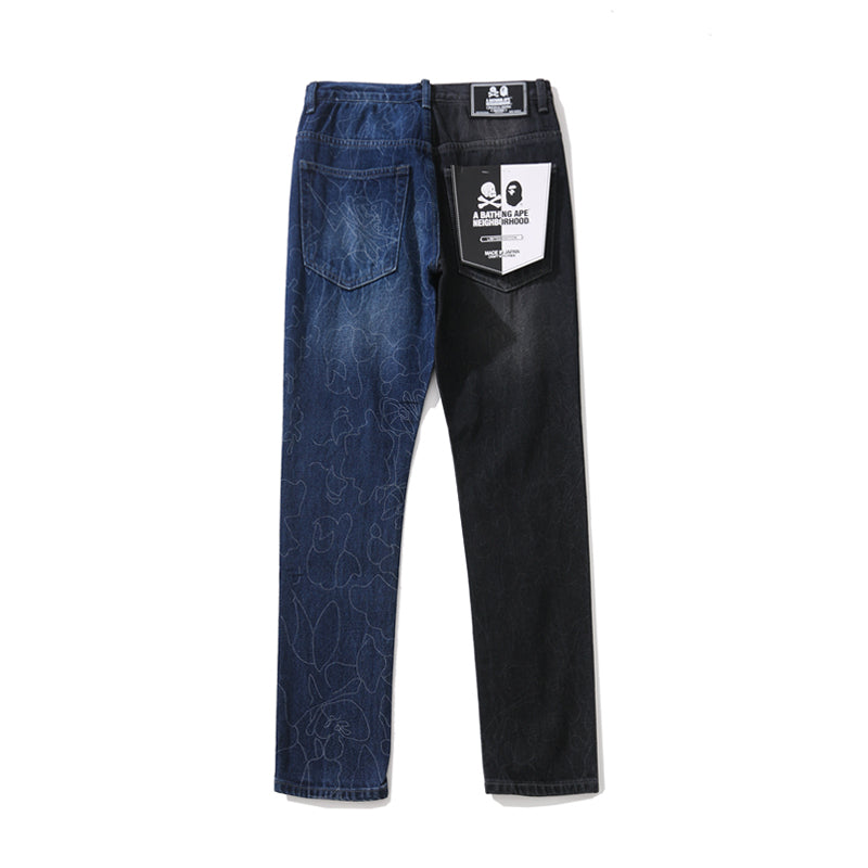 BAPE x Neighborhood Track Pants Jeans HDCP0123