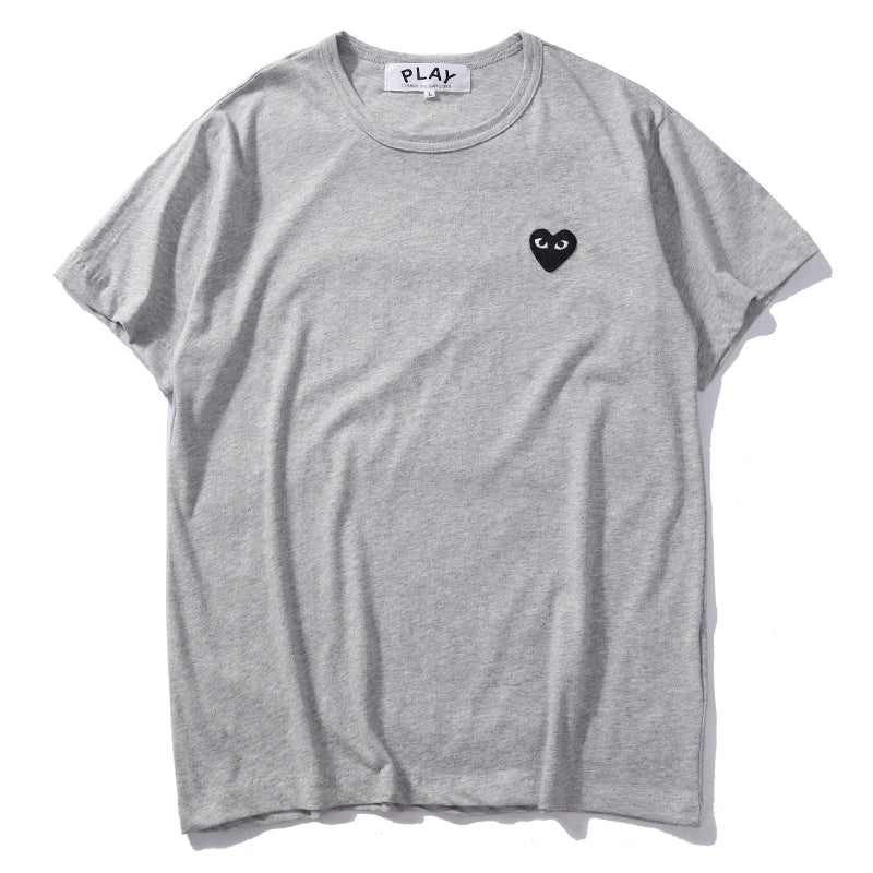 Play CDG Embroidered Heart Cotton Shirt P10