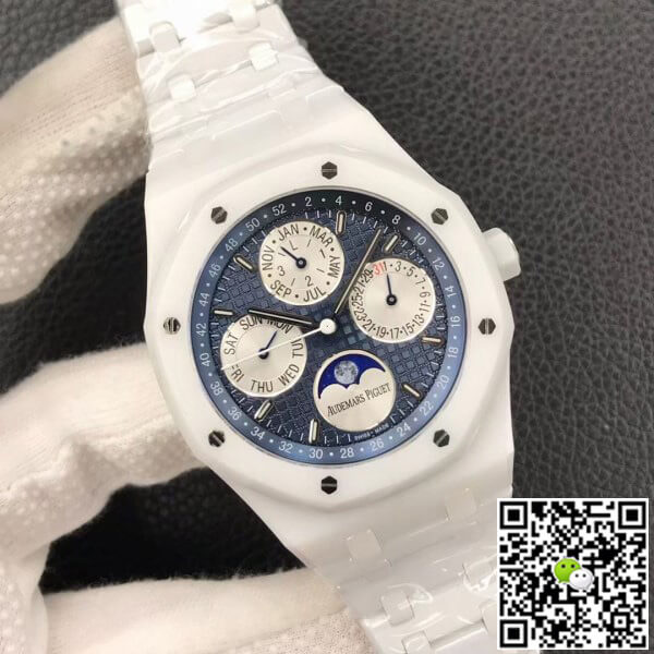 Replica Audemars P1g*et Royal Oak 26579CB.OO.1225CB.01 1:1 Best Edition APS Factory Blue Dial